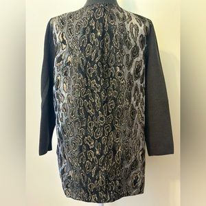 Chicos size 1P (petite medium) animal print jacket